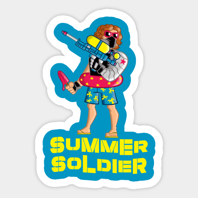 Summer Soldier Sticker by VicNeko